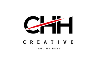 Fototapeta premium CHH creative three latter logo