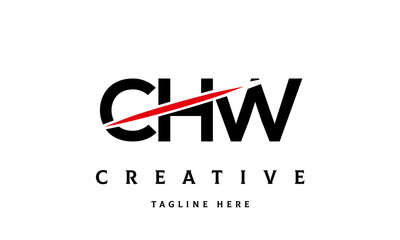 CHW creative three latter logo