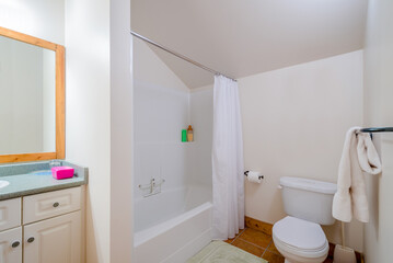 Fragment of a luxury bathroom