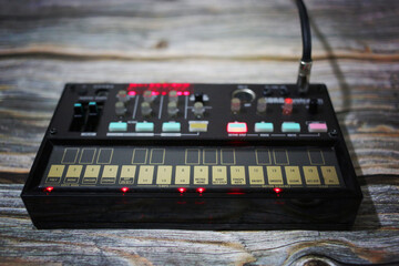 Digital FM Synthesizer at recording studio