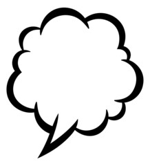 爆発の煙の吹き出し_イラスト_アメコミ風