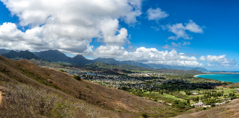 Panorama of Kailua, Hawaii