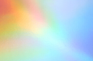 Background of holographic iridescent multicolored surface