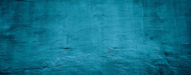 blue and black concrete wall background texture with plaster
