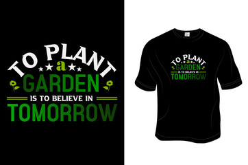 Naklejka premium Gardening T- Shirt, Unisex, 100% Typography, Vector graphic for t shirt and print design. Greeting card, Poster, Mug Design.