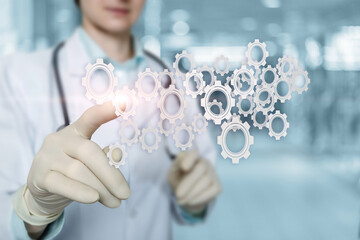 Doctor clicks on a health care management mechanism .