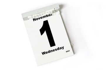 1  November 2023