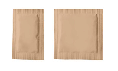 Paper blank packaging foil sachet