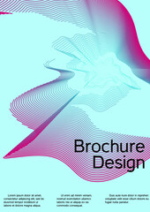 Minimum vector coverage. Creative fluid backgrounds from current forms to design a fashionable abstract cover