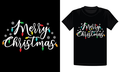 Christmas, Merry Christmas, Christmas t-shirt design.