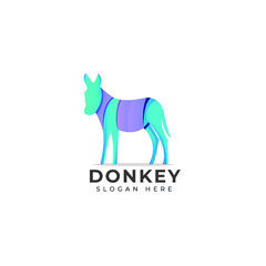 Donkey Modern Logo Design
