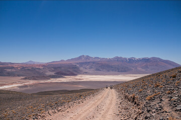 Paisaje con camino de tierra