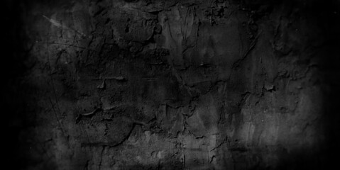 Dark tone, rough surface of the wall cement plaster.