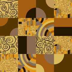 abstract Klimt pattern - 469358578