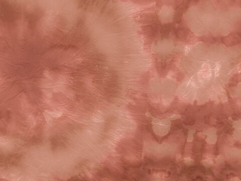 Cream Dirty Shibori Dyeing. Grunge Style Design.
