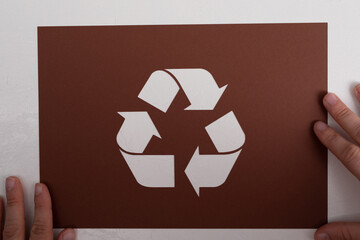 Recycling. Green recycle eco symbol