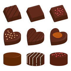 チョコレート　ベクターイラスト