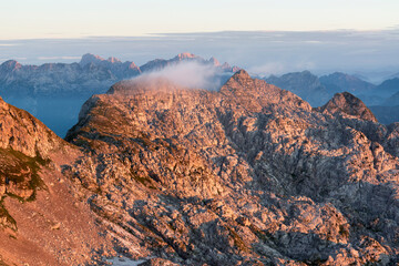 Morning in Julian Alps