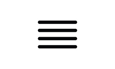 Align-justify alignment icon vector