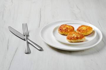 Fried squid cutlet in breading