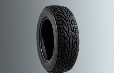 Winter car tire. tire for winter driving