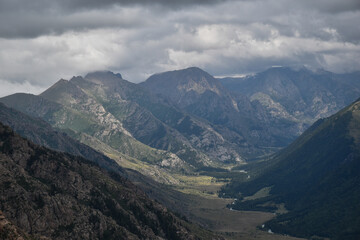 landscape with mountains