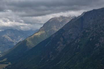 landscape with mountains