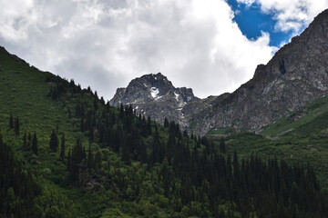landscape with mountains