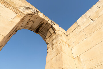 Hadrian's library in Athens, Greece