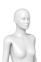 Woman, Human Female Body, 3D