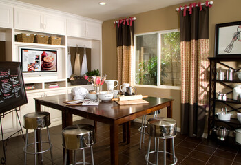 modern kitchen interior