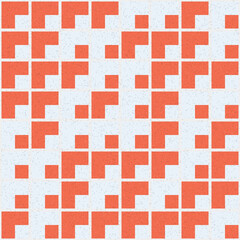 Abstract Geometric Pattern generative computational art illustration