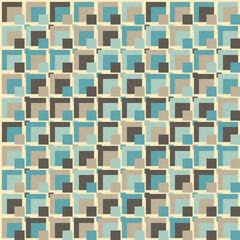 Abstract Geometric Pattern generative computational art illustration