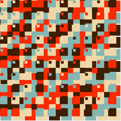 Abstract Geometric Pattern generative computational art illustration