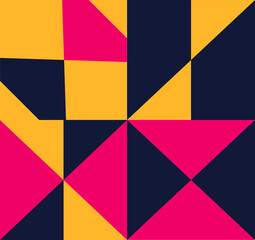 Geometry artwork poster with simple shape and figure. pattern design in Scandinavian style for web banner, branding package, fabric print, wallpaper
