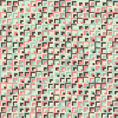 Fototapeta premium Abstract Geometric Pattern generative computational art illustration