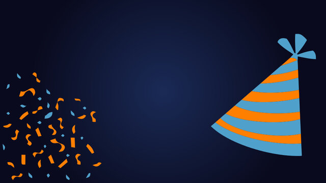 Blue Birthday Card