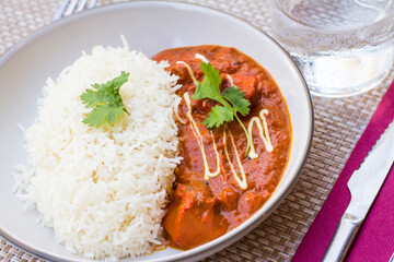 rice with pork