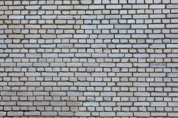 Background wall of white bricks laid with cement