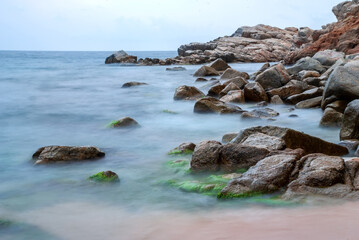 Tossa De Mar, Catalonia, Spain. Picturesque Costa Brava coast with beautiful beaches and clean turquoise water.