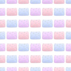 winter pattern with new year letters