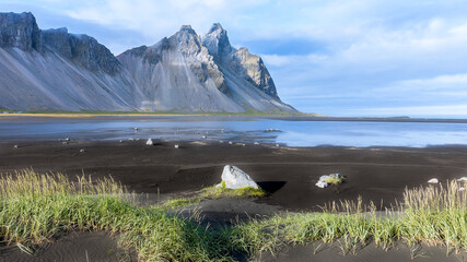 Stoksness Vestrahorn on Iceland