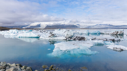 Jokulsarlon glacier lake Iceland