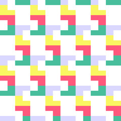 seamless pattern with colorful squares