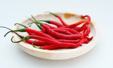 Red chili - Fresh red chili isolated on white background