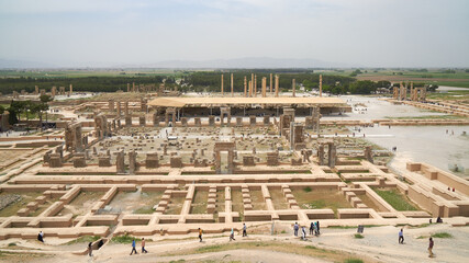 An ancient archaeological site in Iran. The ruins showcase historical architecture and offer a glimpse into the rich cultural heritage of the region.