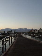 Obraz premium sunset in the city