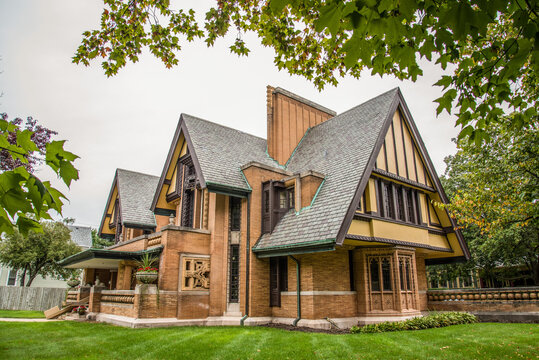 Nathan G. Moore House Of Famous Architect Frank Lloyd Wright In Oak Park