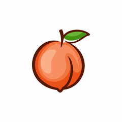 Creative Peach  Logo Symbol Design Illustration