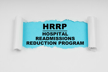 In the middle of a white sheet in space on a blue background the inscription - Hospital...